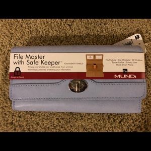 🆕🔥NWT MUNDI Wallets w/File Master Safe Keeper🔥
